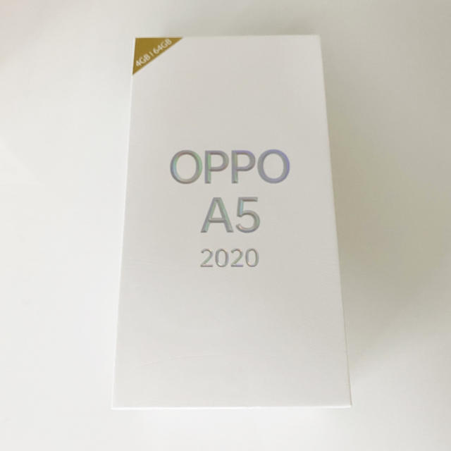 新品未使用 未開封 OPPO A5 2020 モバイル 青