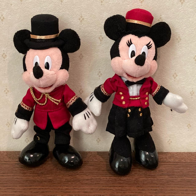 Disney(ディズニー)のミラコスタ ミッキー&ミニー  ぬいぐるみバッジセット エンタメ/ホビーのおもちゃ/ぬいぐるみ(ぬいぐるみ)の商品写真