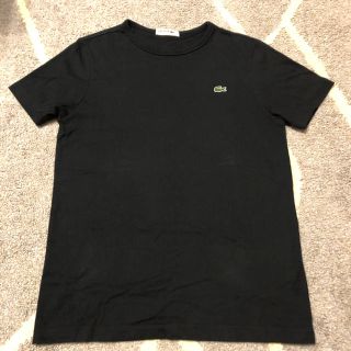 ラコステ(LACOSTE)のラコステ　Tシャツ　Sサイズ　日本製　メンズ　黒(Tシャツ/カットソー(半袖/袖なし))