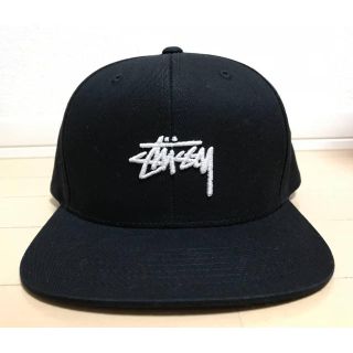 ステューシー(STUSSY)のSTUSSY ブラック キャップ(キャップ)