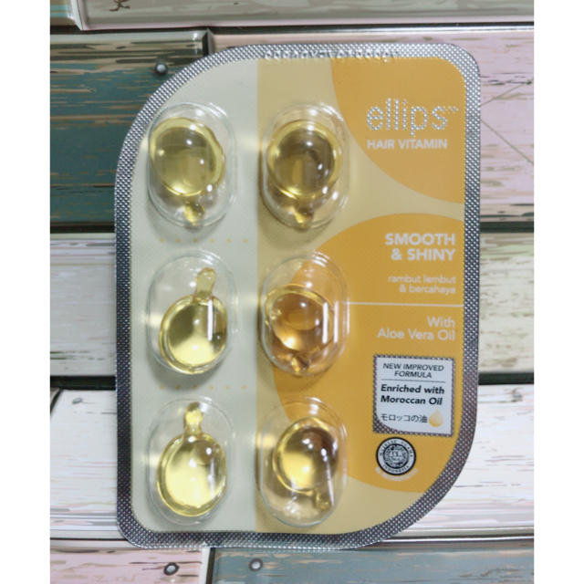 ellips(エリップス)の《新品未使用》ellips エリップス ヘアビタミン ヘアーオイル イエロー コスメ/美容のヘアケア/スタイリング(トリートメント)の商品写真