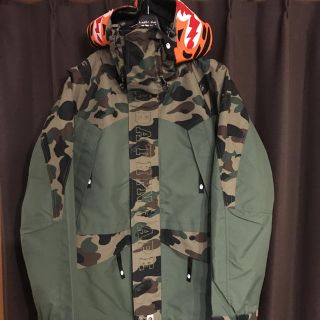 アベイシングエイプ(A BATHING APE)のBAPE 1st CAMO TIGER SNOWBOARD JKT L タイガー(ナイロンジャケット)