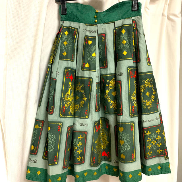 Innocent World(イノセントワールド)のイノワ　トランプ柄　スカート レディースのスカート(ひざ丈スカート)の商品写真