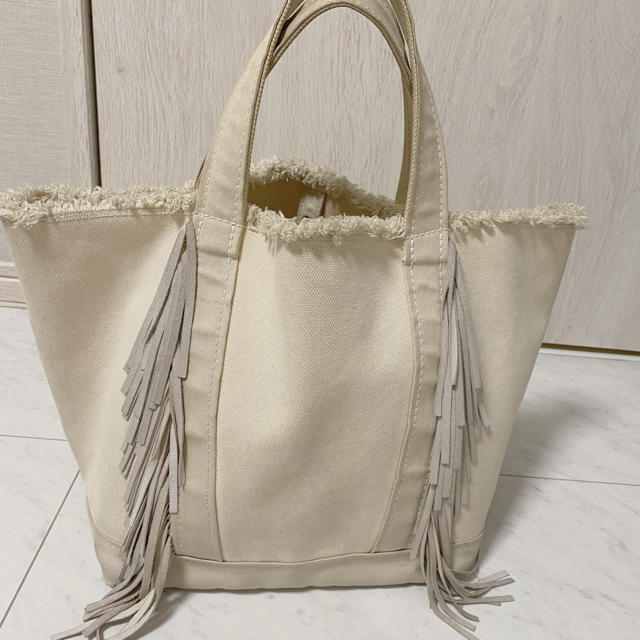 ayako サイドフリンジトート ivory ayakobag アヤコバッグ