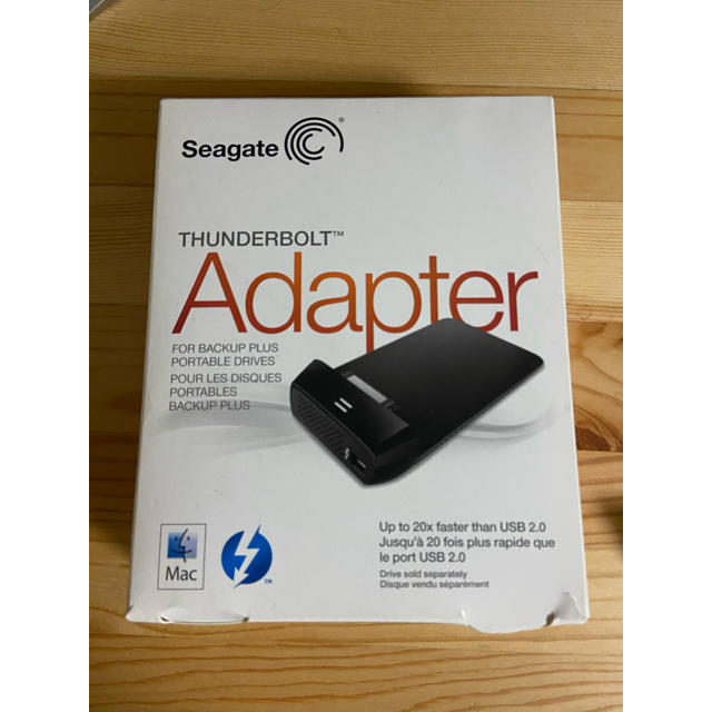 Seagateサンダーボルト アダプター SATA