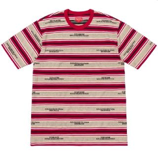 シュプリーム(Supreme)のSupreme HQ Stripe S/S Top(Tシャツ/カットソー(半袖/袖なし))