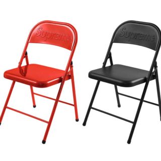 シュプリーム(Supreme)のSupreme Metal Folding Chair 赤 黒 セット(折り畳みイス)