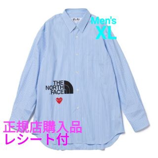 コムデギャルソン(COMME des GARCONS)の【新品未開封】ノースフェイス　コムデギャルソン コラボシャツ　XL(シャツ)