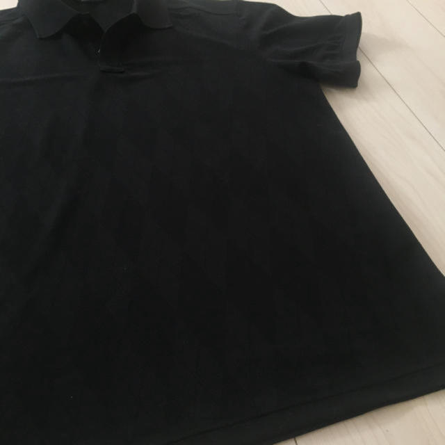 UNIQLO(ユニクロ)のメンズ*°黒色ポロシャツ*°ゴルフウェア メンズのトップス(ポロシャツ)の商品写真