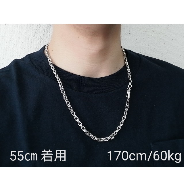55cm シルバー925 ペーパーチェーンネックレス シルバーアクセサリー 55cm シルバー925 ペーパーチェーンネックレス シルバーアクセサリー