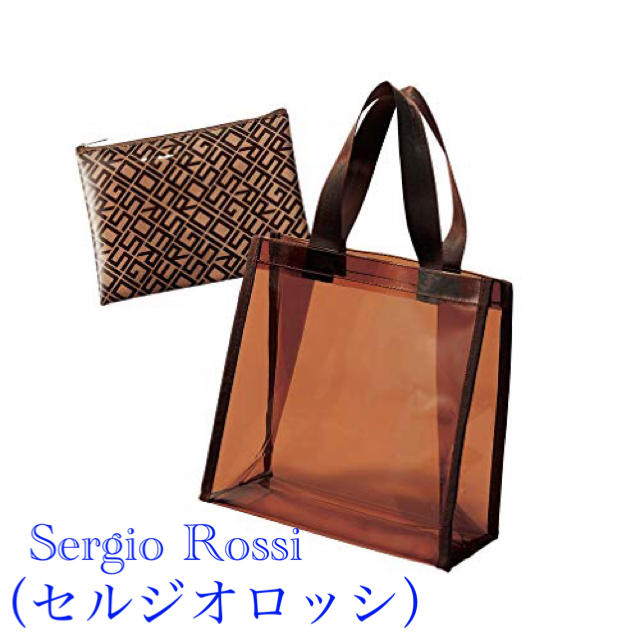 Sergio Rossi(セルジオロッシ)の★送料無料★新品・未使用 Sergio Rossi トートとポーチセット レディースのバッグ(トートバッグ)の商品写真