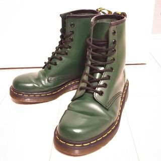 ドクターマーチン(Dr.Martens)の【中古美品】ドクター・マーチン Dr.Martens 8ホール ブーツ グリーン(ブーツ)