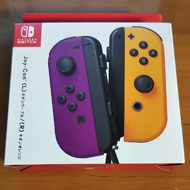 家庭用ゲーム機本体Joy-Con ネオンパープル オレンジ