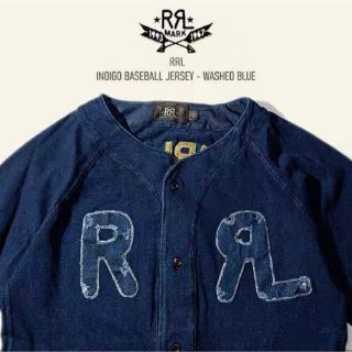 (ダブルアールエル) RRL インディゴ コットン ベースボール メンズ