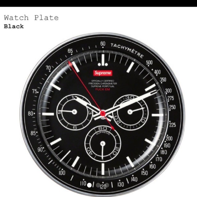 定価以下【2020FW】Supreme Watch Plate 時計　皿