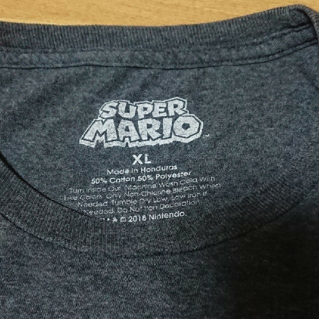 任天堂(ニンテンドウ)のスーパーマリオブラザーズ Tシャツ 古着 ゲームキャラクター Nintendo メンズのトップス(Tシャツ/カットソー(半袖/袖なし))の商品写真