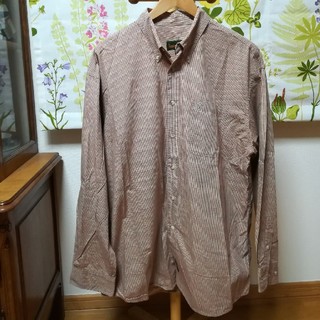 ティンバーランド(Timberland)の✨Timberland ティンバーランド 茶色チェック柄の長袖シャツ5Lサイズ(シャツ)