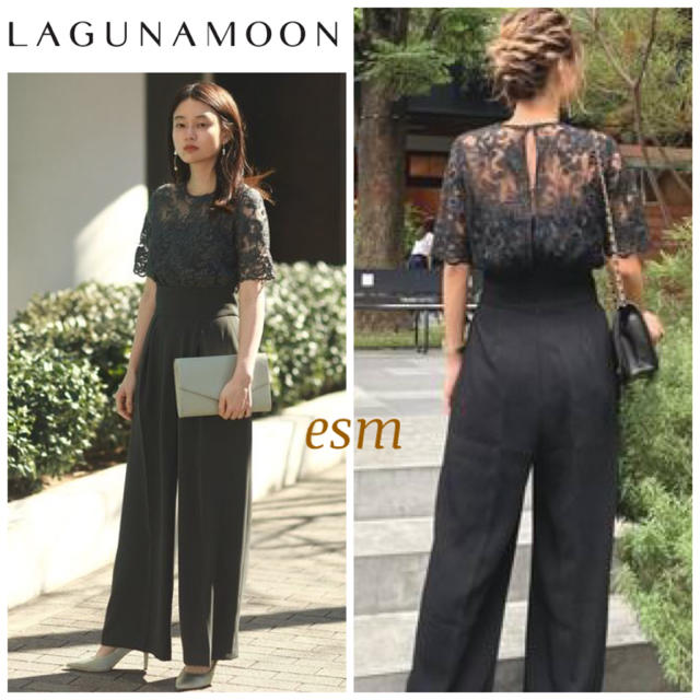 LAGUNAMOON☆ LADY オーバーレースワイドパンツDRESS