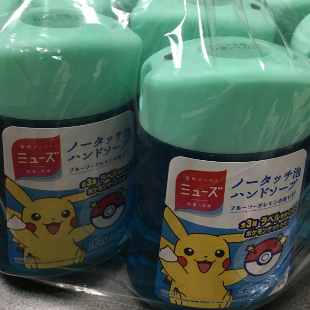 ミューズノータッチ　ポケモン　ソーダ　詰め替え用　250mL×12個セットボディケア