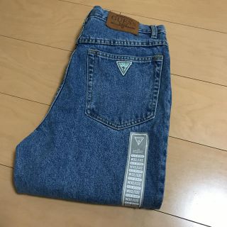 ゲス(GUESS)の【デッドストック】GUESS USA製　オールド 三角タグ　ジーンズ　W32(デニム/ジーンズ)