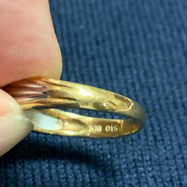 デザインリング　ダイヤ　ルビー　pt  18K レディースのアクセサリー(リング(指輪))の商品写真