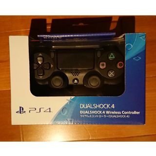 ソニー(SONY)のPS4 コントローラー ブラック Dualshock4 純正品(その他)