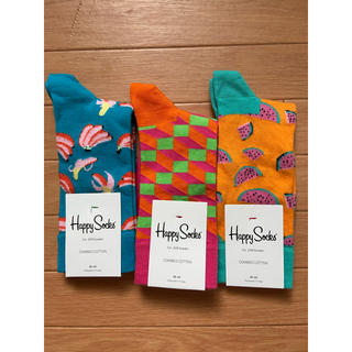ビームス(BEAMS)のHappy Socks ハッピーソックス　3点セット　新品(ソックス)