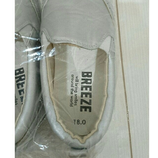 BREEZE(ブリーズ)の新品・BREEZEキッズシューズ キッズ/ベビー/マタニティのキッズ靴/シューズ(15cm~)(スリッポン)の商品写真