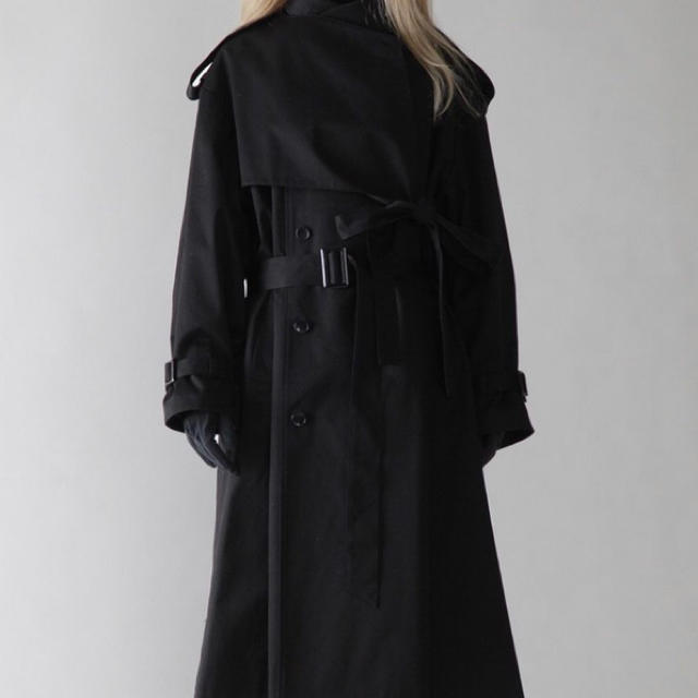 keisuke yoshida trench coat Black 2