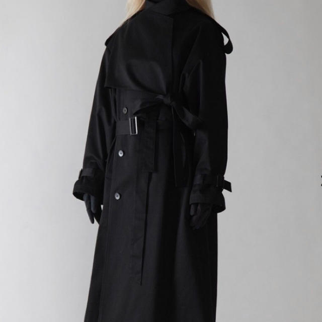 keisuke yoshida trench coat Black 3