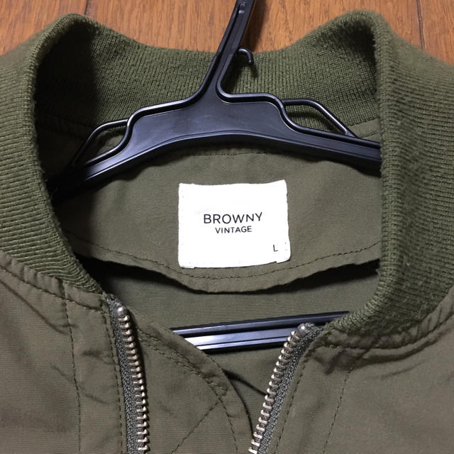 BROWNY(ブラウニー)のBROWNY  ミリタリージャケット　モスグリーン　美品 メンズのジャケット/アウター(ミリタリージャケット)の商品写真