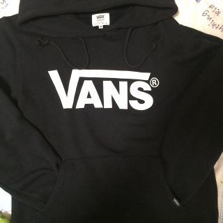 ヴァンズ(VANS)のVANSパーカー 黒 Mサイズ(パーカー)