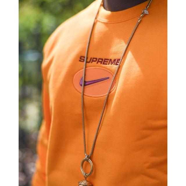 Supreme(シュプリーム)のM Supreme Nike Jewel Crewneck orange メンズのトップス(スウェット)の商品写真