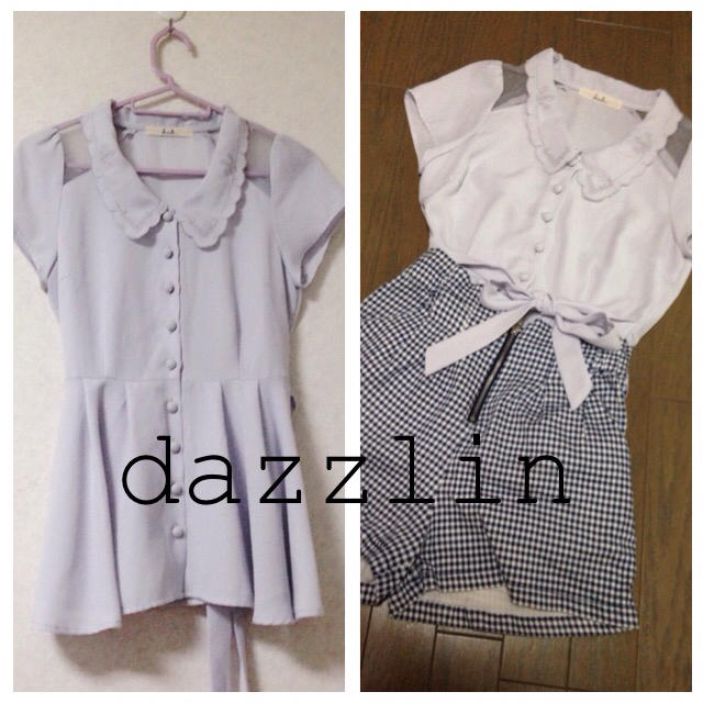 dazzlin(ダズリン)のdazzlin 限定セール♡早い者勝ち レディースのトップス(シャツ/ブラウス(半袖/袖なし))の商品写真