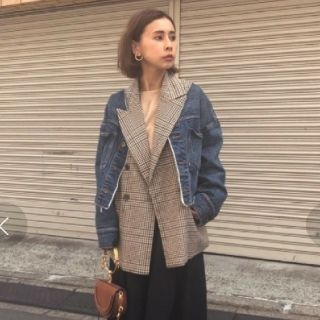 アメリヴィンテージ(Ameri VINTAGE)の最終値下げアメリヴィンテージ　VEST LAYERED DENIM JACKET(Gジャン/デニムジャケット)