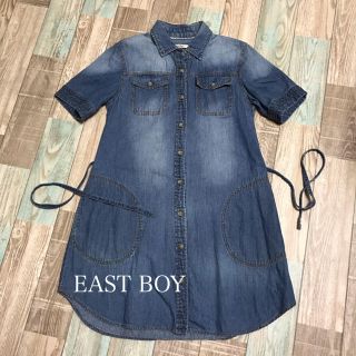 イーストボーイ(EASTBOY)のEAST BOY デニム ワンピース(ミニワンピース)