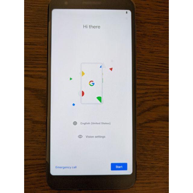 Google pixel3a SIMロック解除済み