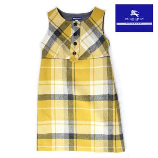BURBERRY BLUE LABEL(ひざ丈ワンピース ・ イエロー/黄色系)の BURBERRY BLUE LABEL(ひざ丈ワンピース ・ イエロー/黄色系)の