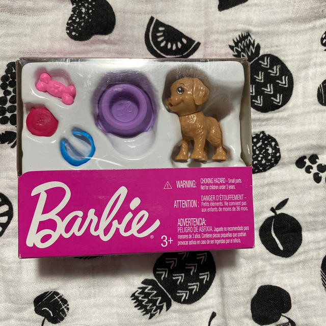 Barbie(バービー)のバービー   子犬と小物セット キッズ/ベビー/マタニティのおもちゃ(ぬいぐるみ/人形)の商品写真