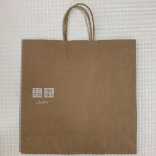 ユニクロ(UNIQLO)のUNIQLO ショップ袋 約37.5cm×37.5cm×15cm(ショップ袋)