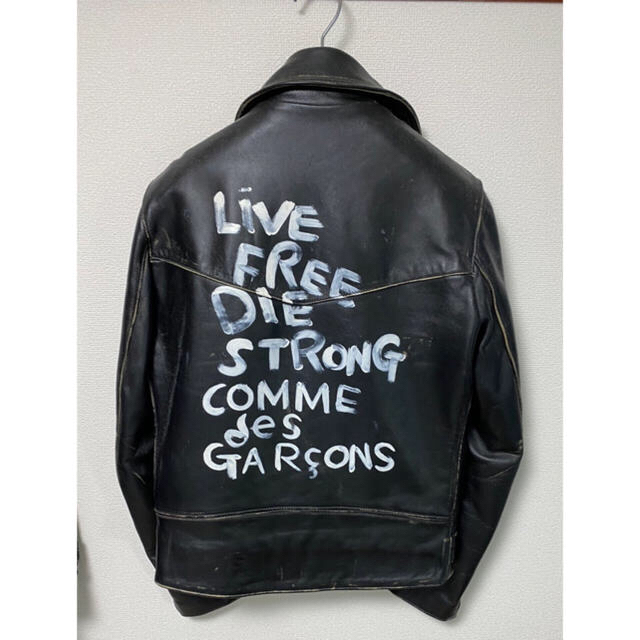 安いそれに目立つ COMME des GARCONS - コムデギャルソン　ジョン ライダースジャケット