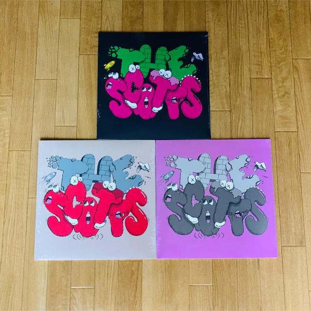 Travis Scott × KAWS レコード 3枚 トラビススコット カウズ
