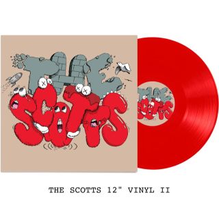 Travis Scott × KAWS レコード 3枚 トラビススコット カウズ