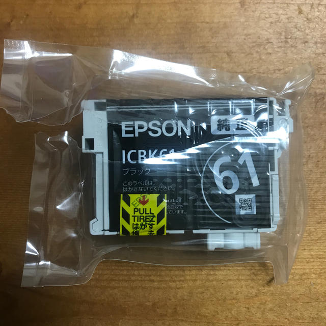 EPSON(エプソン)の未使用★EPSON純正インク　ICBK61ブラック スマホ/家電/カメラのPC/タブレット(PC周辺機器)の商品写真