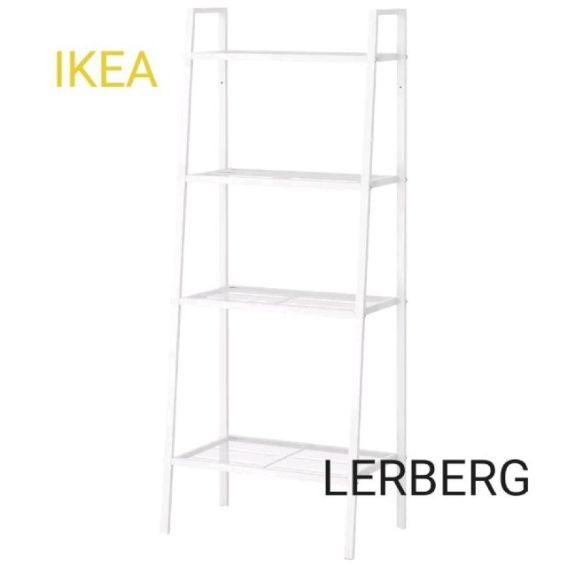 IKEA(イケア)の【新品】 IKEA LERBERGレールベリ シェルフユニット ホワイト 幅60 インテリア/住まい/日用品の収納家具(棚/ラック/タンス)の商品写真