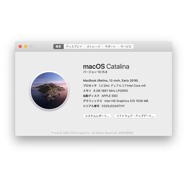 Apple(アップル)のMLHC2JA/A MacBook 12inch early2016 512GB スマホ/家電/カメラのPC/タブレット(ノートPC)の商品写真