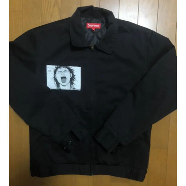 専門店では Supreme 黒 jacket work akira 17aw supreme - ブルゾン