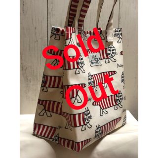 リサラーソン(Lisa Larson)の♦️SOLD OUT♦️ 白マイキー　トートバッグ(バッグ)