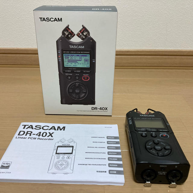 TASCAM タスカム DR-40X オーディオレコーダー