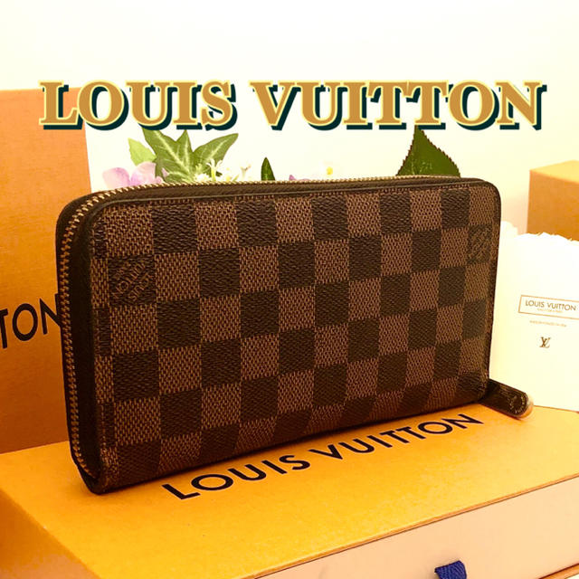 【誠実】 VUITTON LOUIS - VUITTON✳️ 大赤字価格‼️大人気ダミエジッピー‼️LOUIS 財布